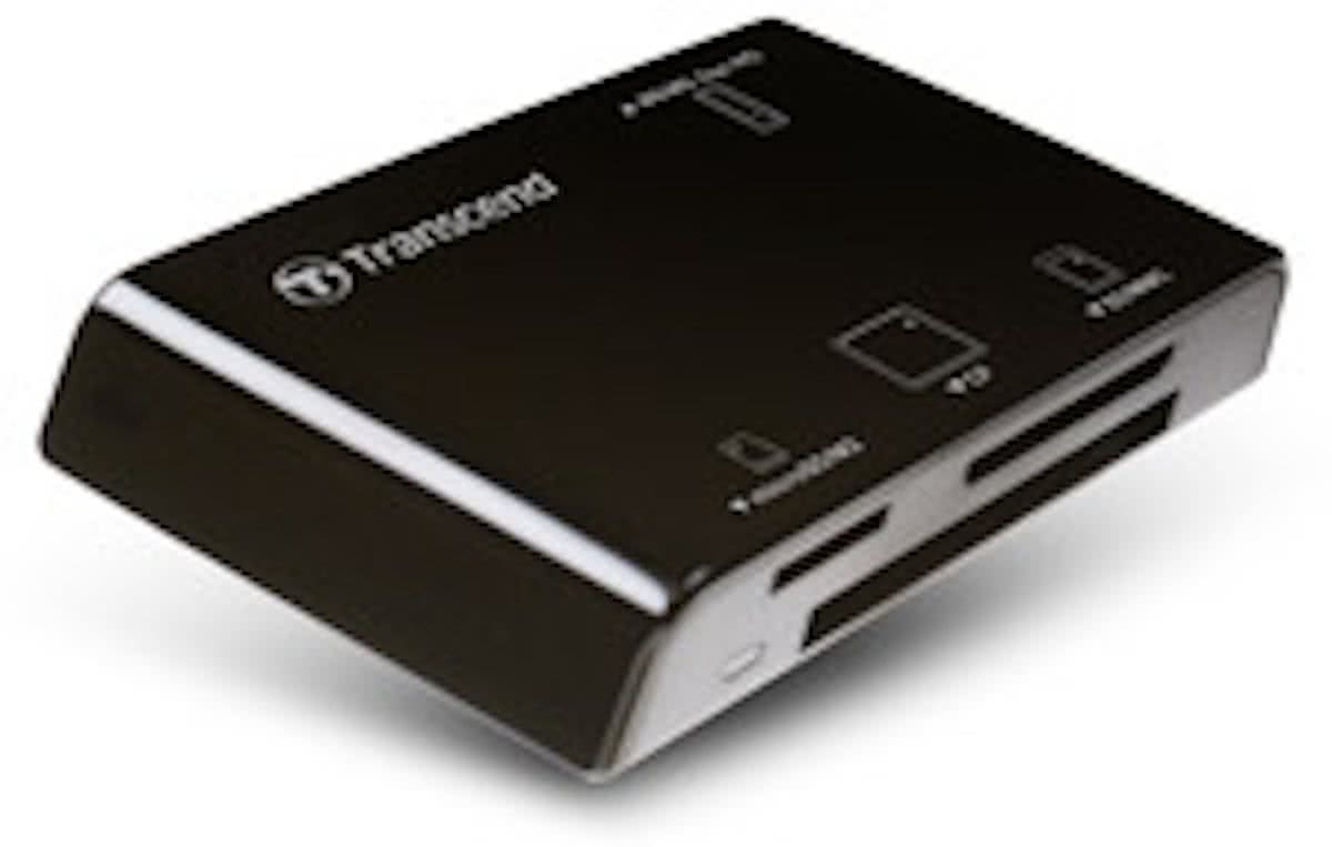 Transcend Multi-Card Reader USB 2.0 - Zwart