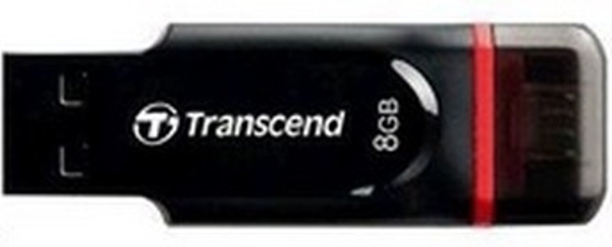 Transcend OTG JetFlash 340 - USB-stick - 8 GB