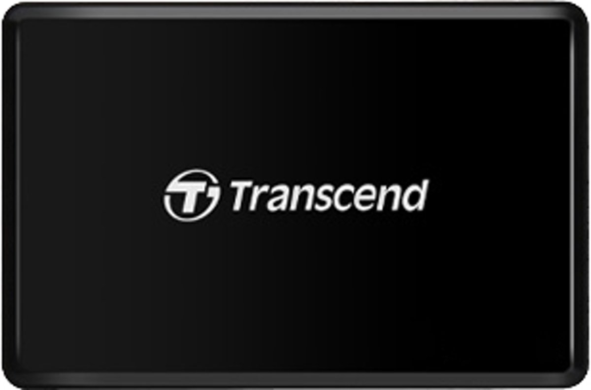 Transcend RDF8 geheugenkaartlezer Micro-USB Zwart