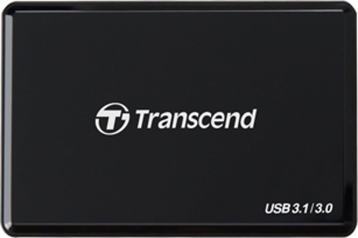 Transcend RDF9 USB 3.0 Zwart geheugenkaartlezer