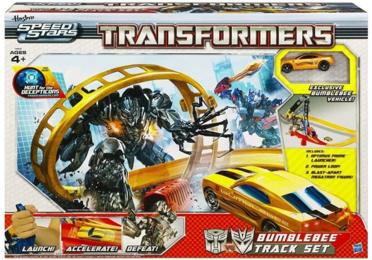 Hasbro Battle track set bumblebee - transformers