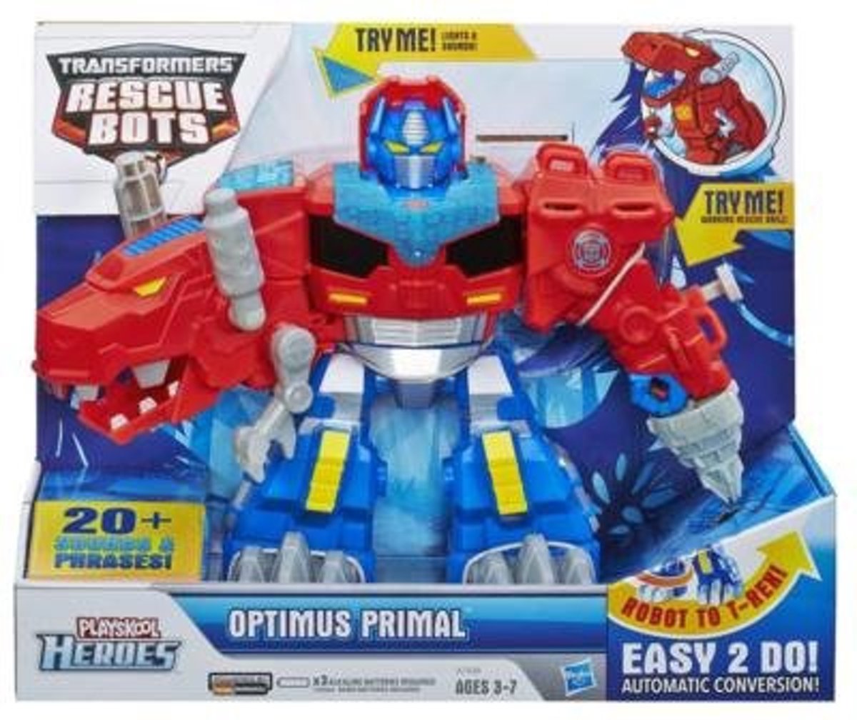 Hasbro Playskool Heroes Transformers Rescue Bots Optimus Primal Figure - A7438