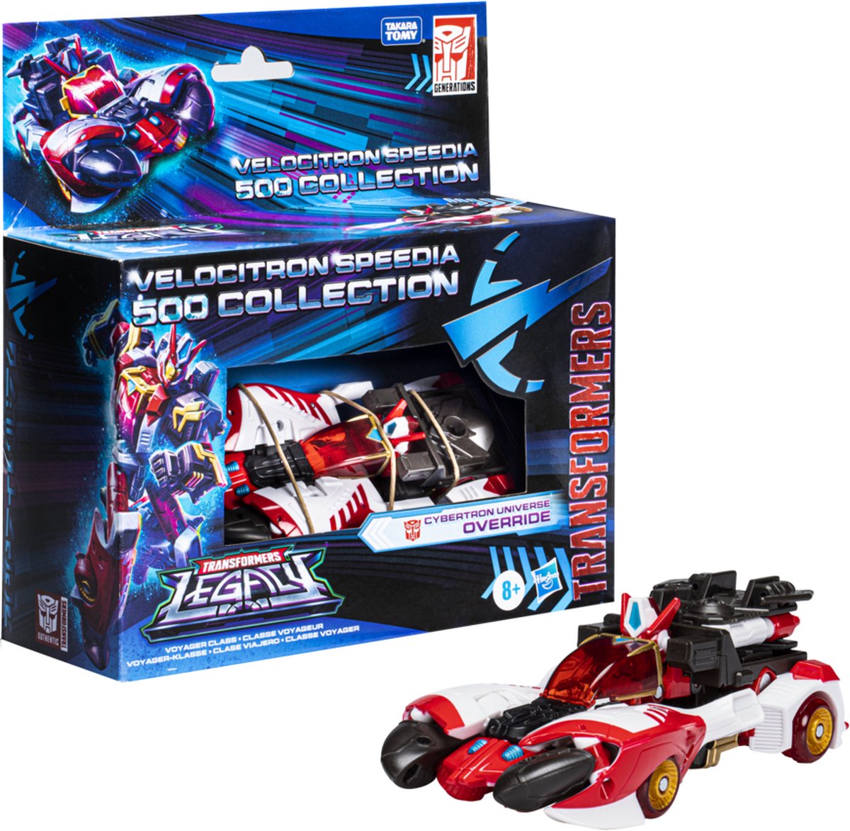 Hasbro Transformers Legacy Velocitron Speedia 500 Collection Voyager Cybertron Universe Override