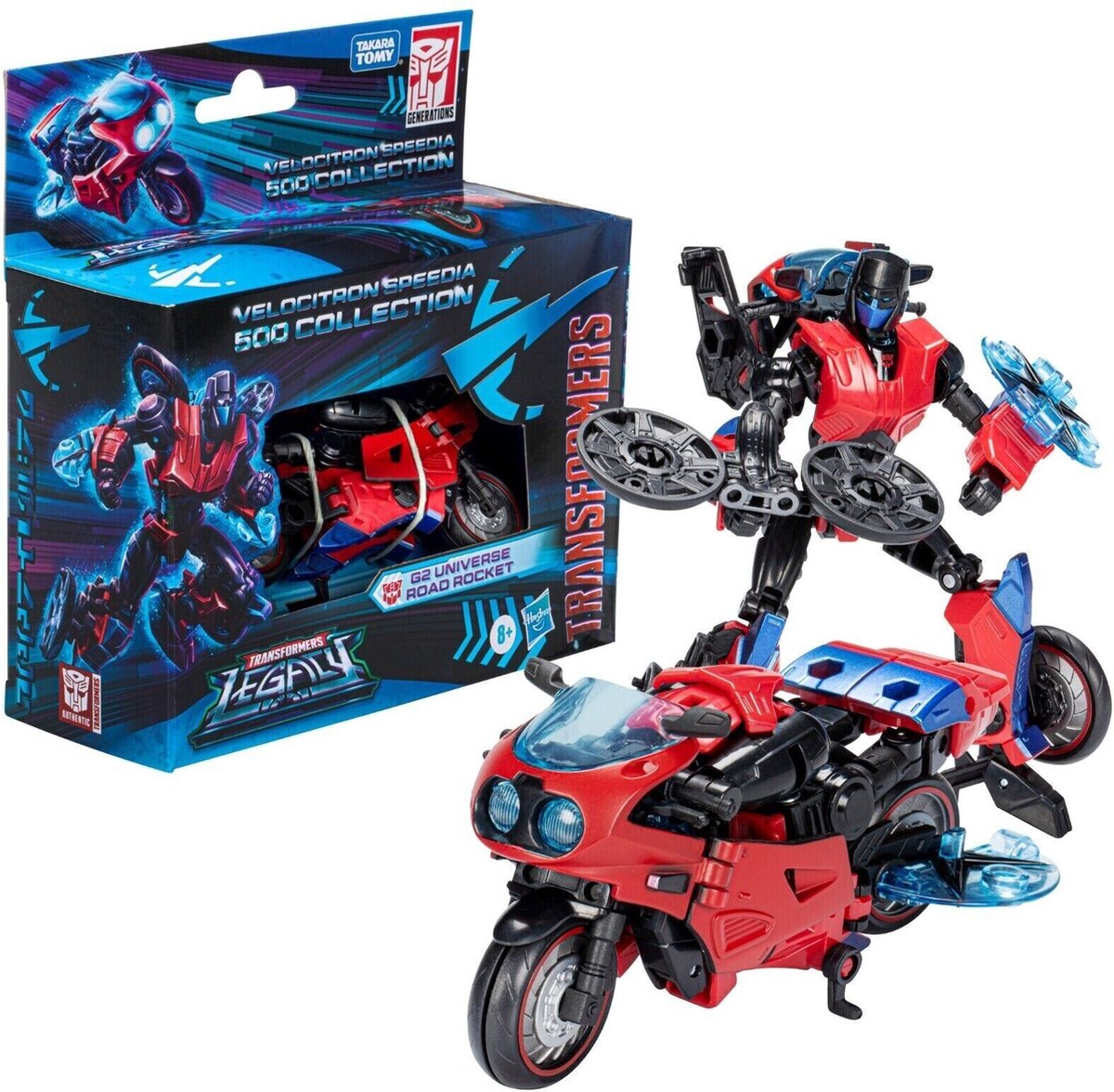 Transformers - Velocitron Speedia 500 Collection: Road Rocket G2 - Speelfiguur