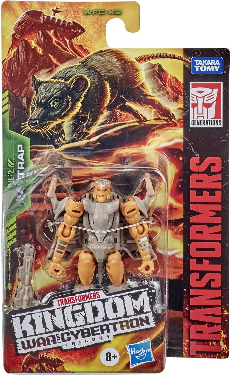 Transformers Generations War for Cybertron - Kingdom Core Black Rattrap - Speelfiguur