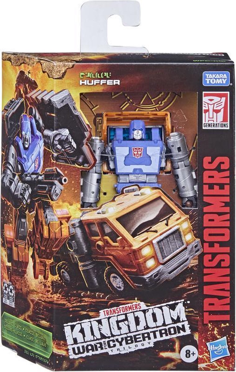 Transformers Generations War for Cybertron - Kingdom Deluxe Huffer - Speelfiguur