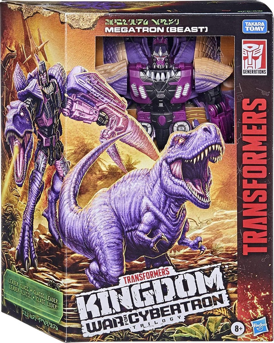 Transformers Generations War for Cybertron - Kingdom Leader T-Rex Megatron - Speelfiguur