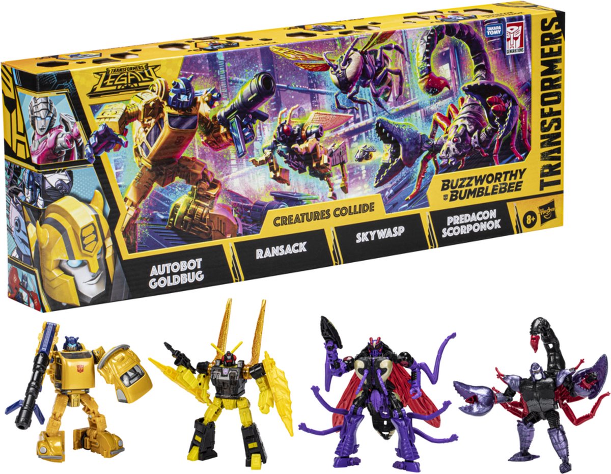 Transformers Legacy: Buzzworthy Bumblebee Multipack - Speelfiguur