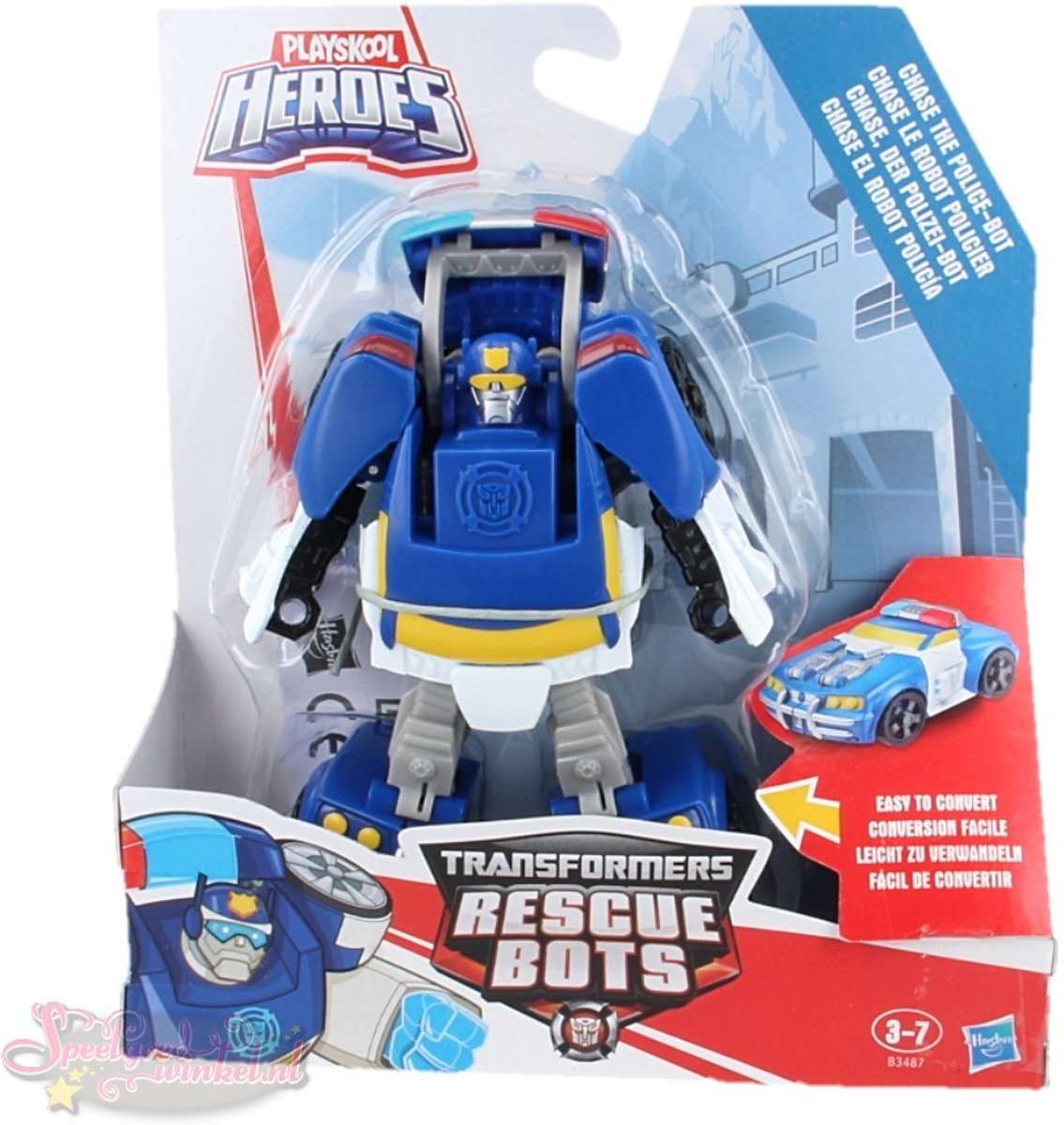 Transformers Rescue Bots Chase the Police-Bot