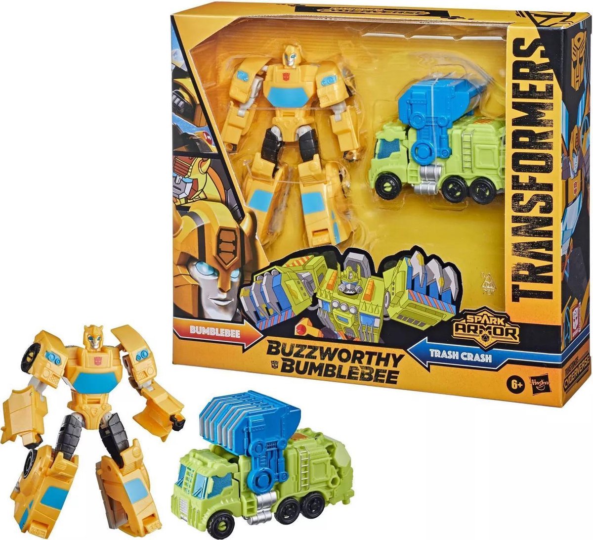 Transformers Spark Armor - Bumblebee + Trash Crash - Duopakket