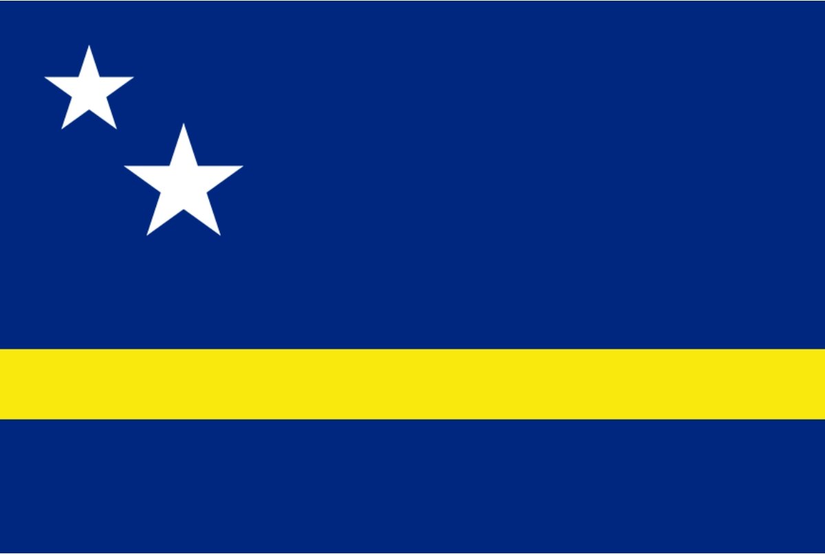 Vlag Curaçao - curaçaose vlag - vlag Curacao - curacaose vlag 150x90cm