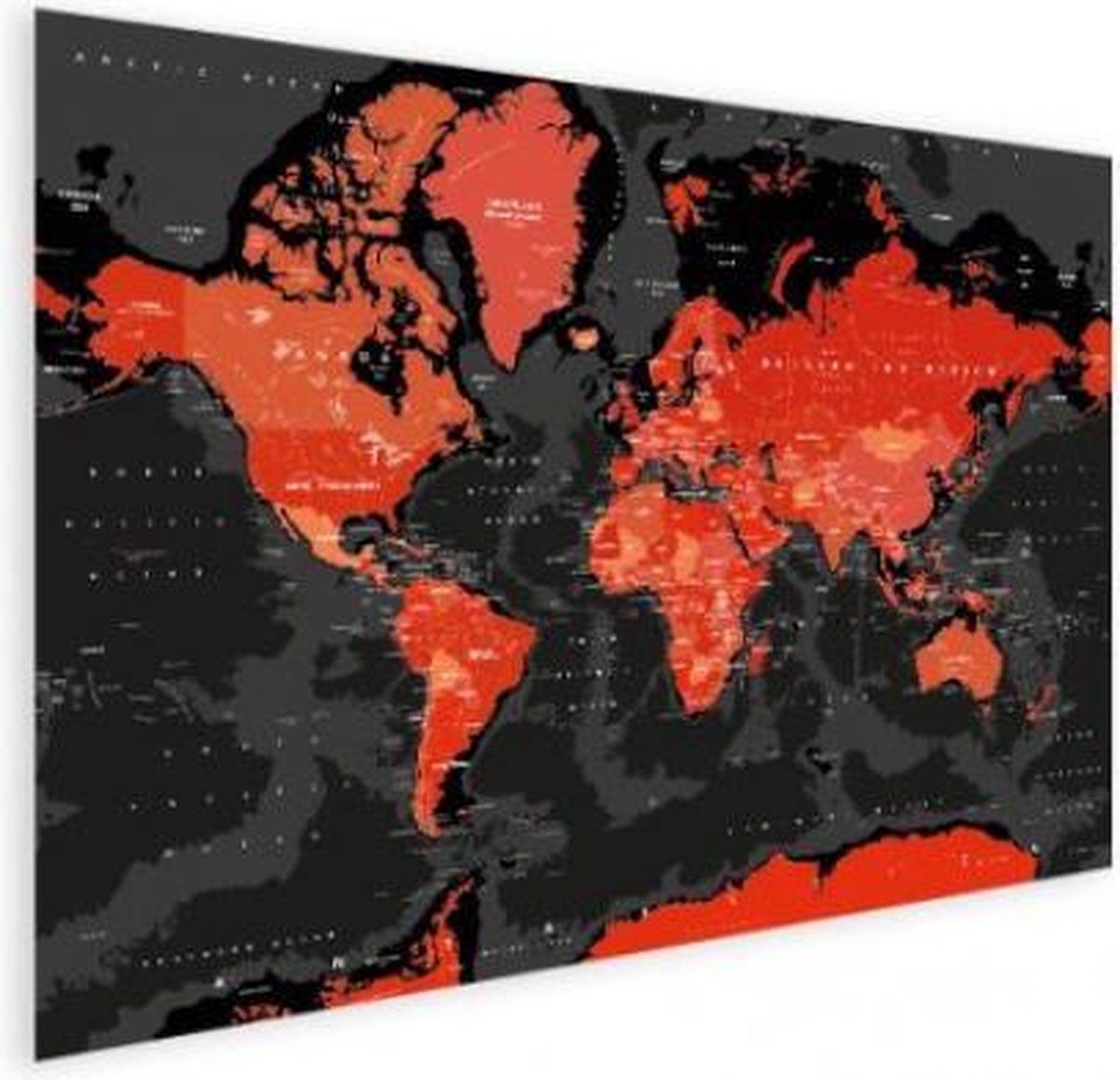 Historische Zeekaart - Poster op fotopapier