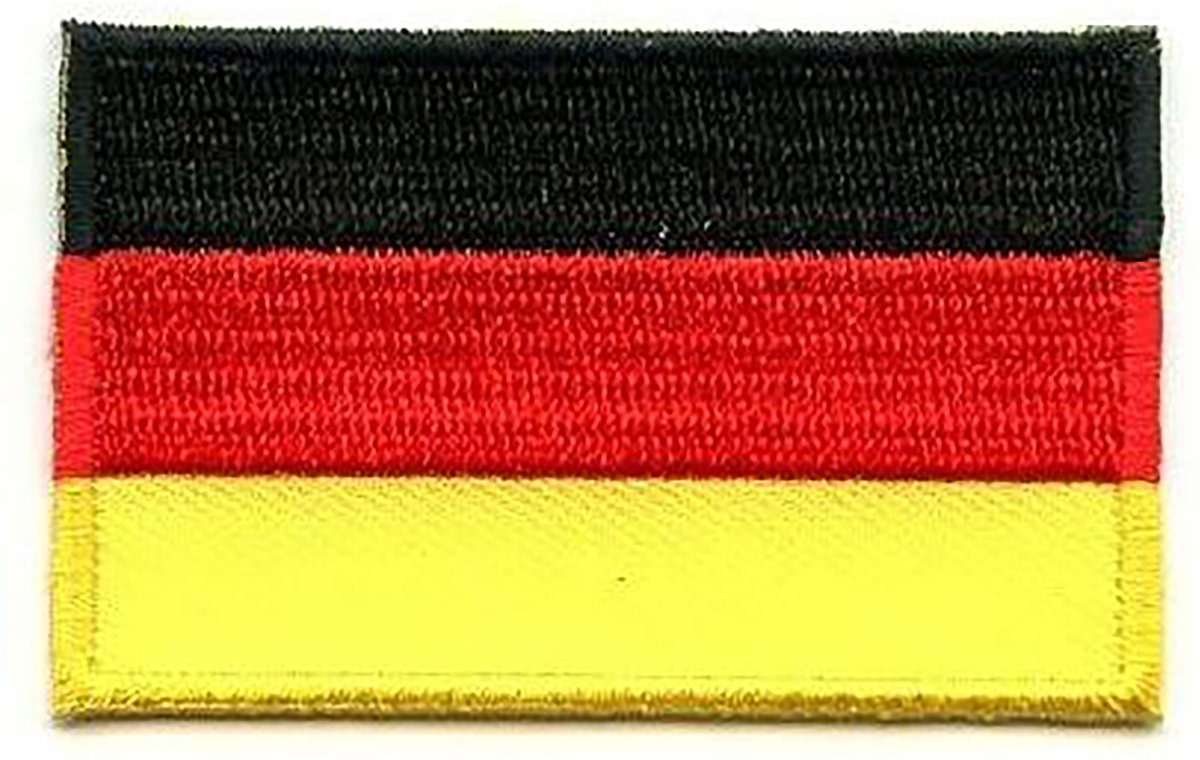 Duitse Vlag Patch - Kledingembleem - Duitsland