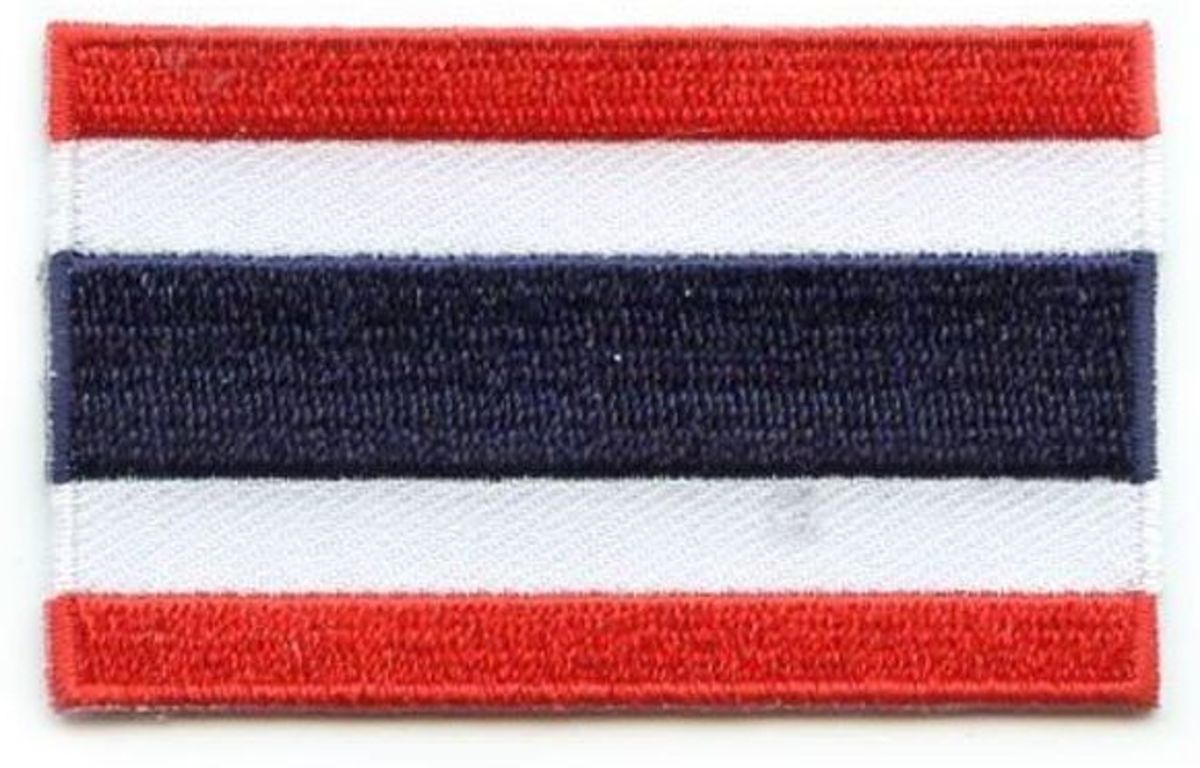 Thailandse Vlag Patch - Kledingembleem