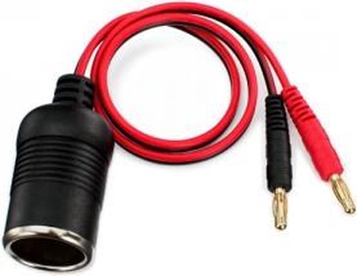 Adapterkabel Zigarettenanzünder/4mm Stecker 12 Volt