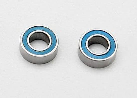 Ball bearings, blue rubber sealed (4x8x3mm) (2)