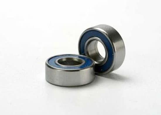 Ball bearings, blue rubber sealed (5x11x4mm) (2)