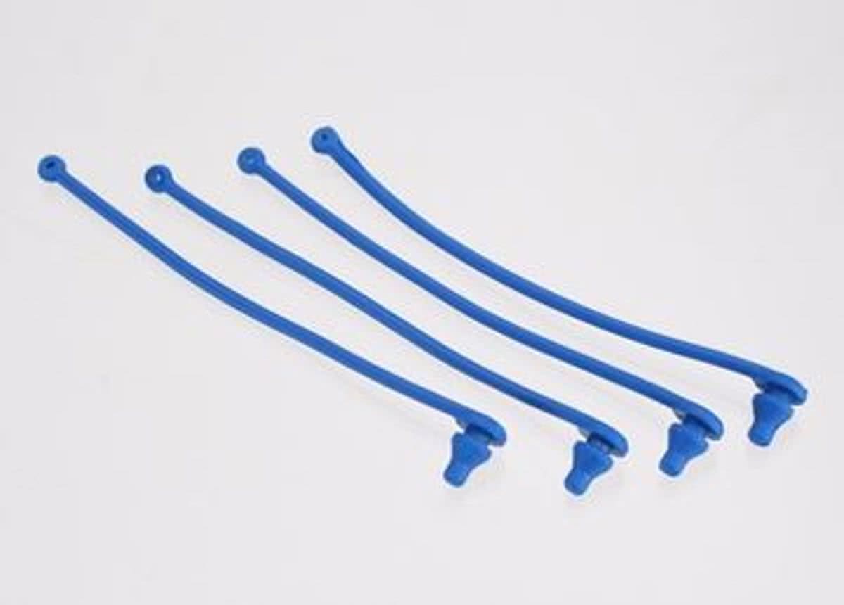 Body clip retainer, blue (4)