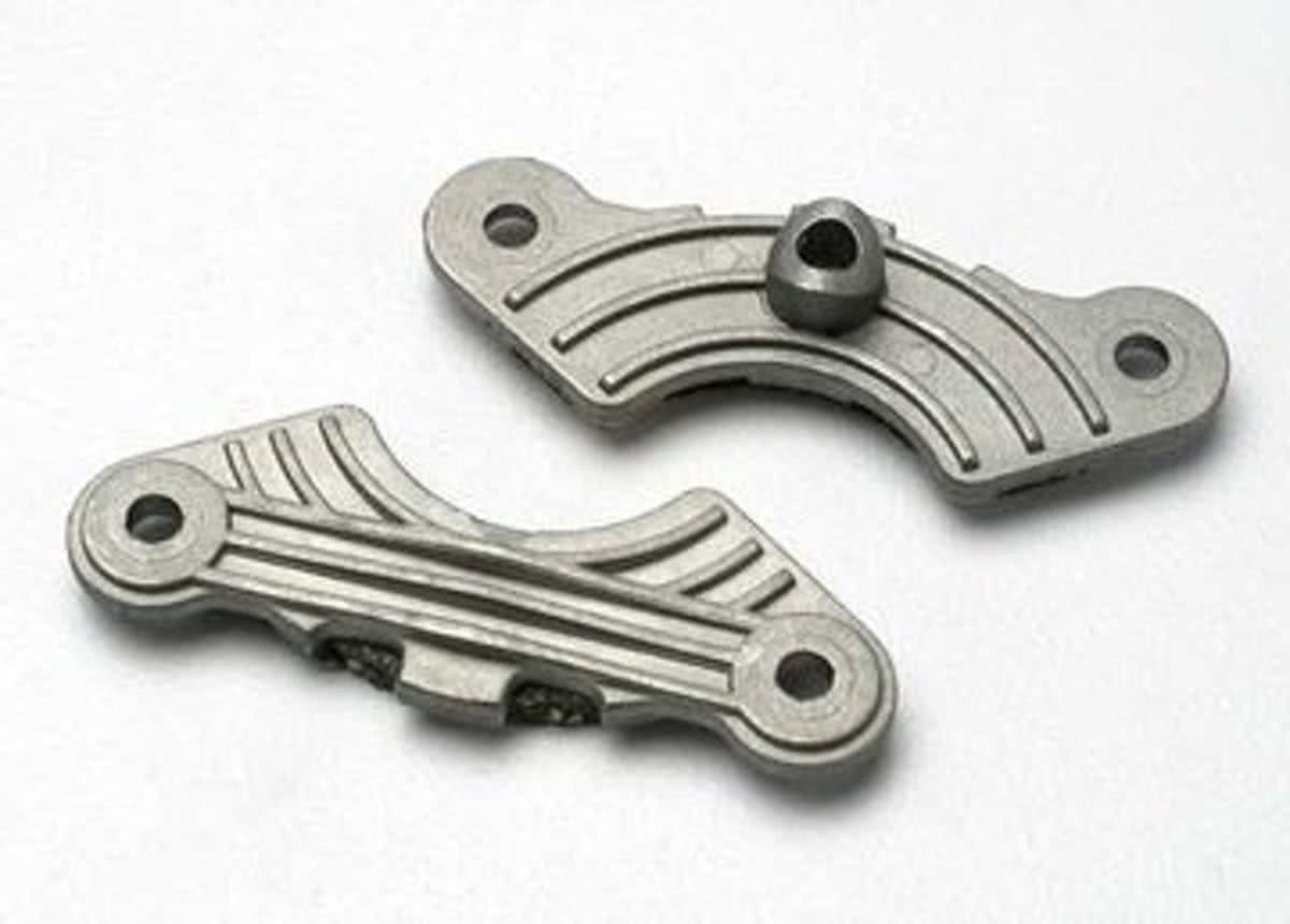 Brake pad set (inner and outer calipers with bonded friction