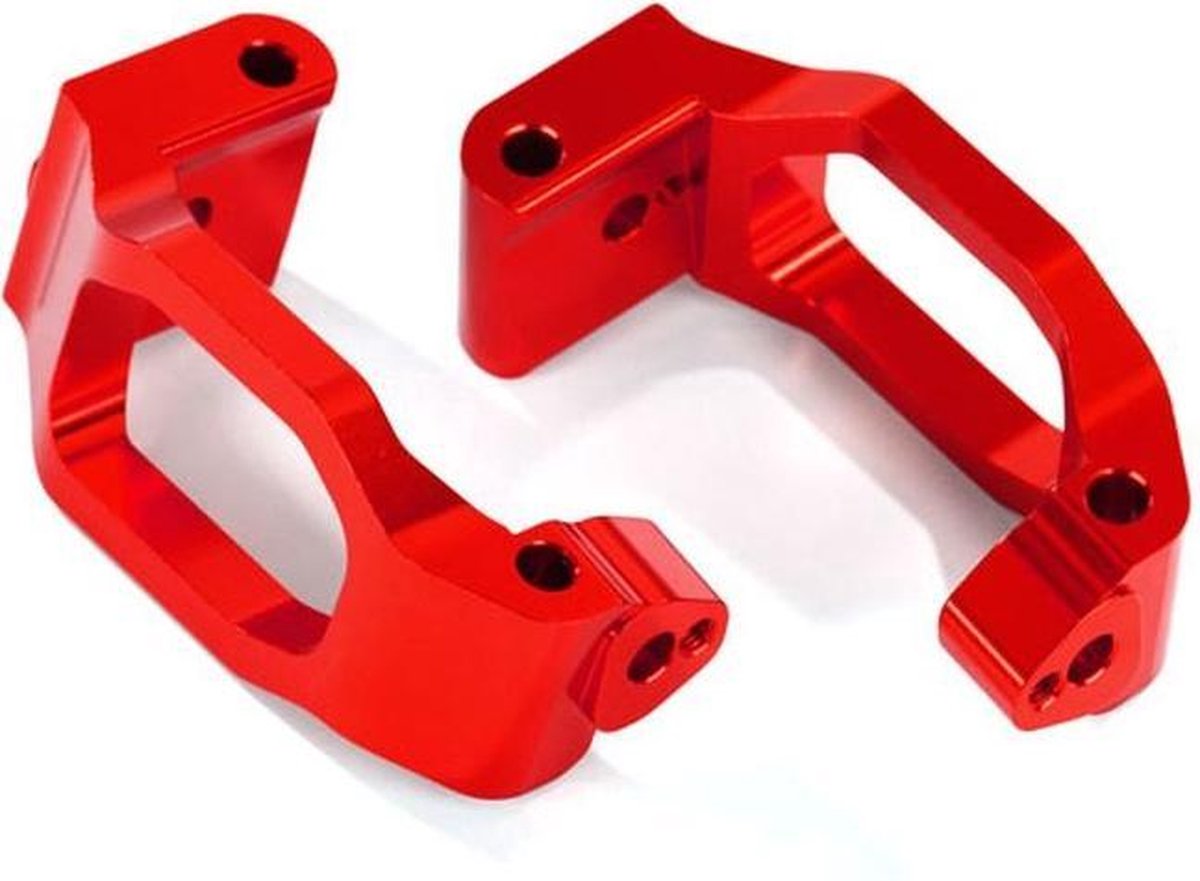 Caster-Blocks (C-Hubs) l/r Alu rot