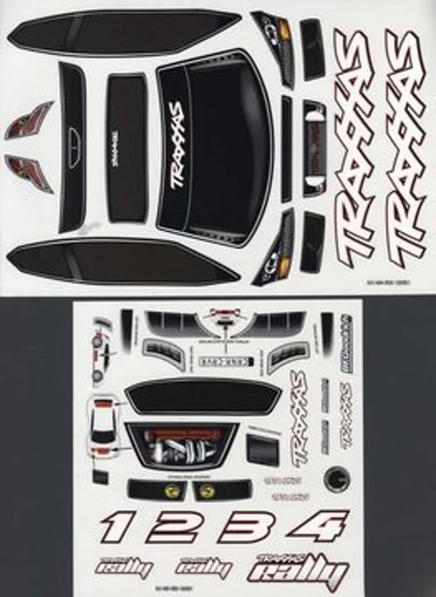 Decal Sheet, Traxxas Rally