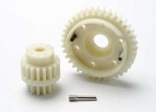 Gear set, 2-speed wide ratio (2nd speed gear 38T, 13T-18T in