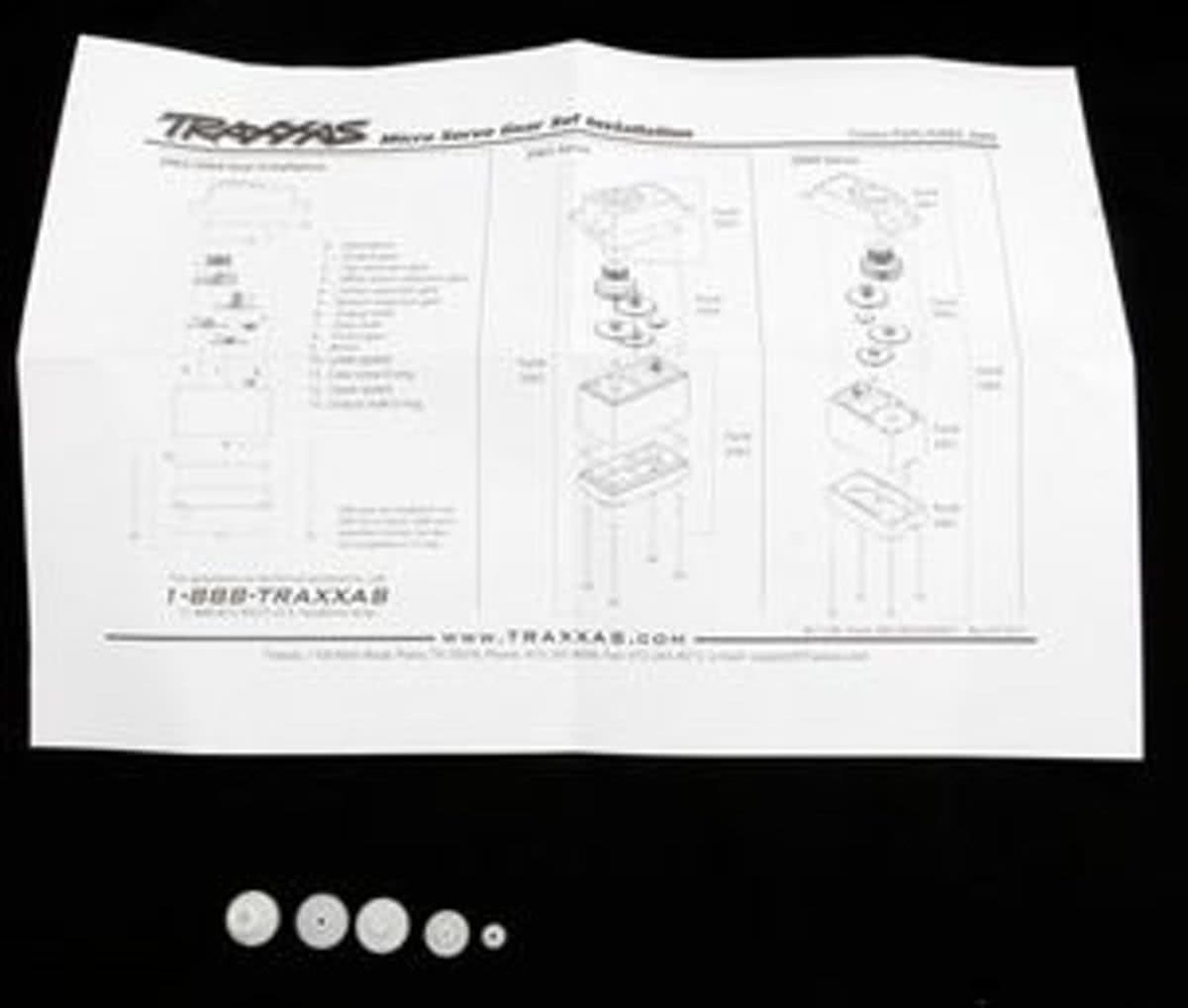 Gear set (for 2065 waterproof sub-micro servo)