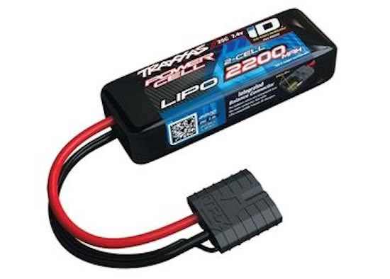 Power Cell LiPo 2200mAh 7.4V 2S 25C , all 1/16 models  ID