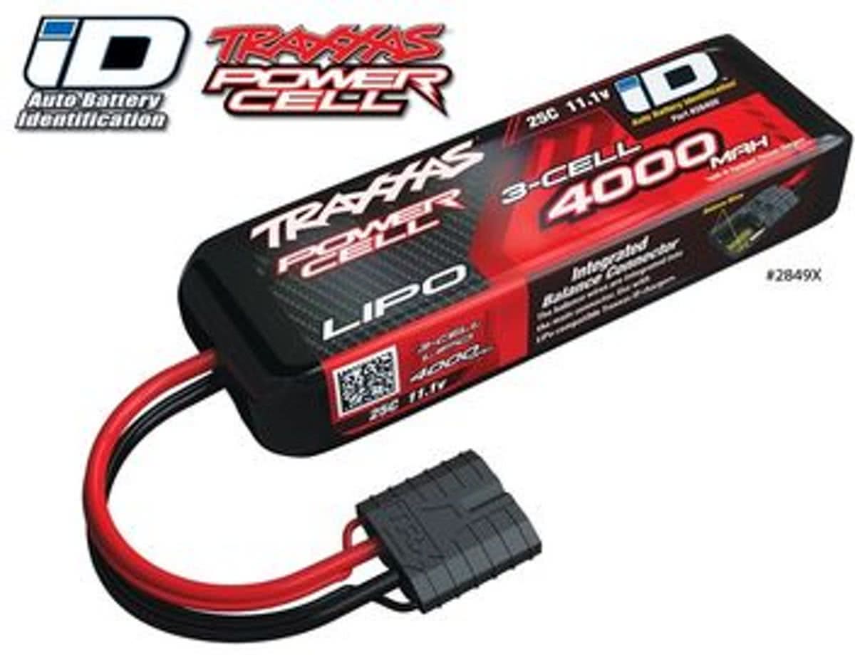 Power Cell LiPo 4000mAh 11.1V 3S 25C , all models  ID