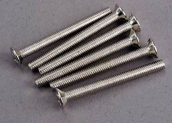 Screws, 3x30mm countersunk machine (6)