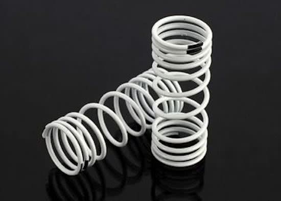 Springs, front (white) (progressive rate) (2)