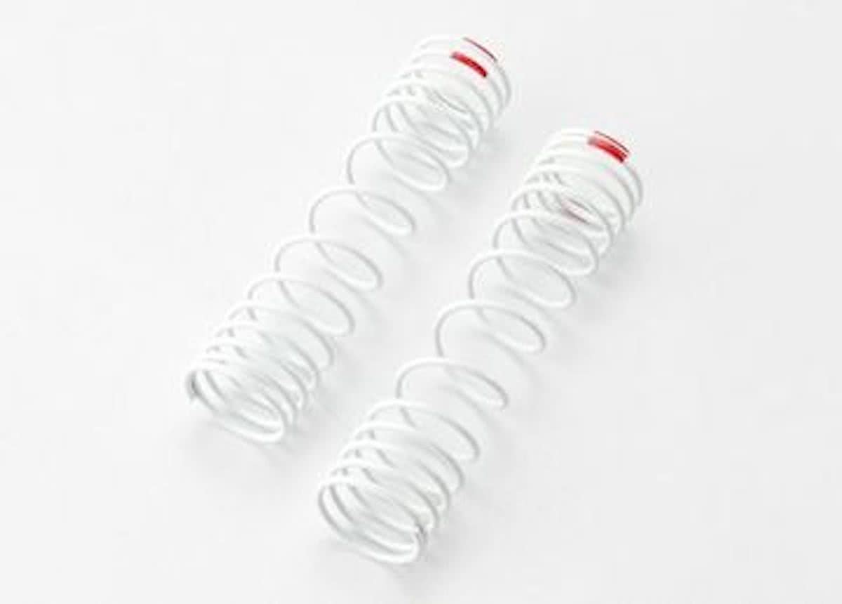 Springs, rear (white) (progressive rate) (2) (fits Slash alu