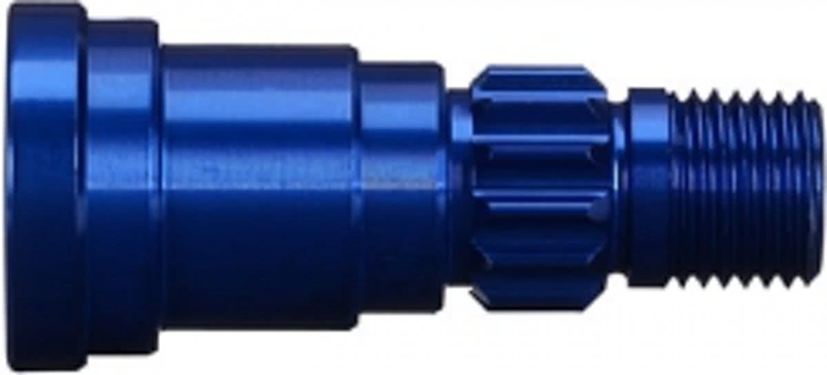 Stub axle aluminum Blue (1)