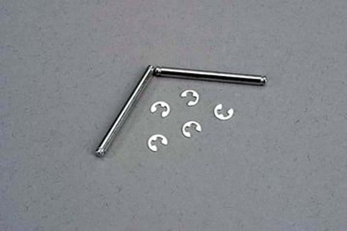 Suspension pins, 2.5x31.5mm (king pins) w/ E-clips (2) (stre