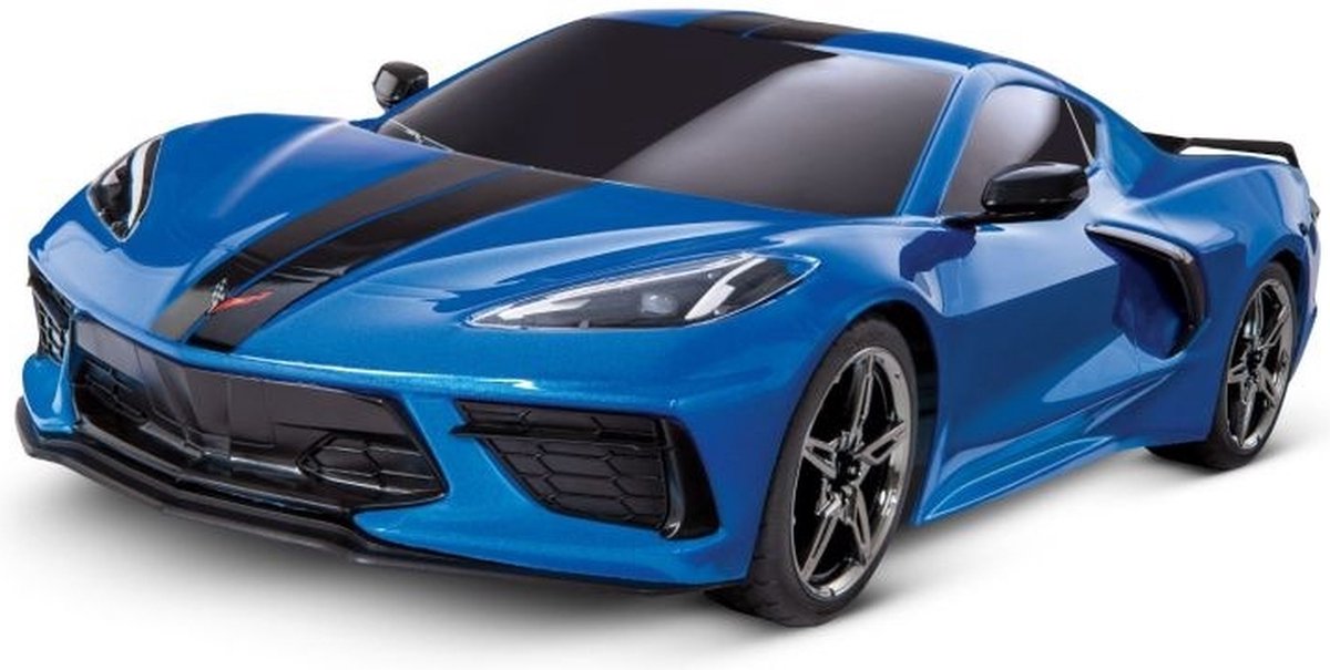 TRAXXAS 4Tec 3.0 Corvette C8 blau RTR ohne Akku/Lader