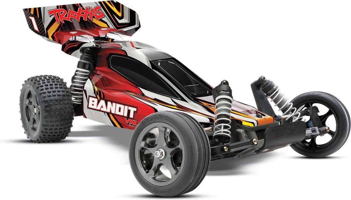 TRAXXAS Bandit rood Buggy RTR zonder accu/lader