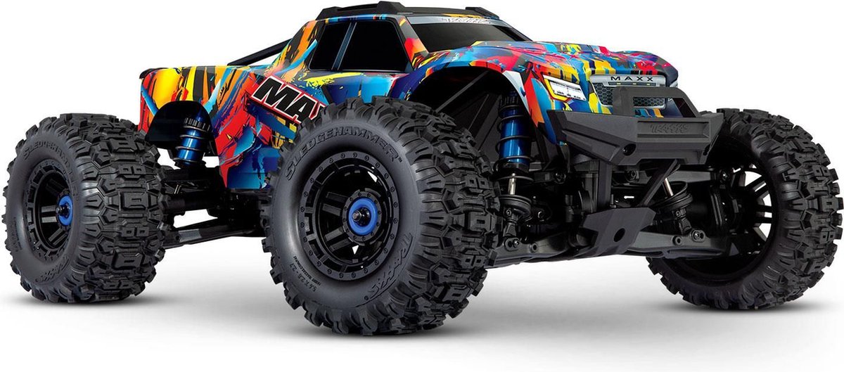 TRAXXAS MAXX 1:10 RTR TSM SR VXL4S REGLER zonder ACCU/LADER 1/10 MONSTER-TRUCK BRUSHLESS ROCKNROLL