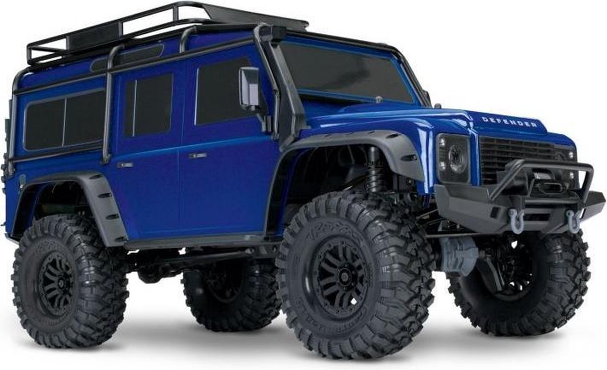 TRAXXAS TRX-4 LR Defender 4x4 metalic blauw RTR zonder Akku/Lader