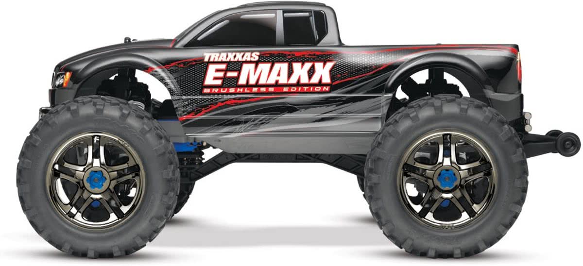 Traxxas E-Maxx Brushless TSM Zwart