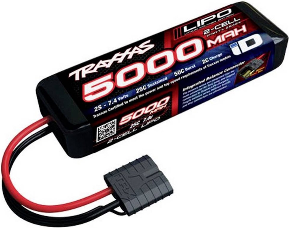 Traxxas LiPo accupack 7.4 V 5000 mAh Aantal cellen: 2 25 C Box hardcase Traxxas iD