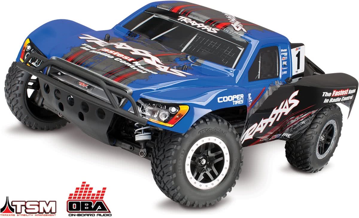 Traxxas Slash 4X4 VXL TSM & OBA Blue Racing edition