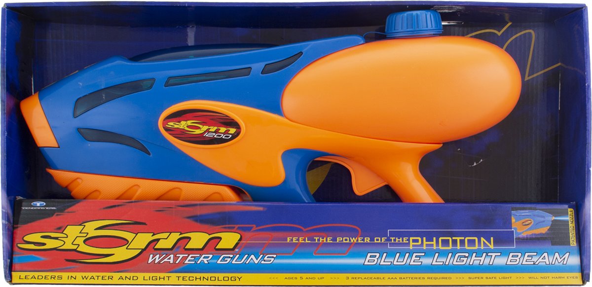   Storm - Mega blaster met blauw laser licht