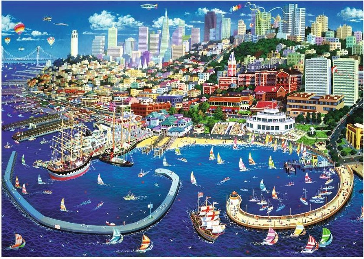 Trefl - Puzzle 2000 pc - San Francisco Bay (27107)