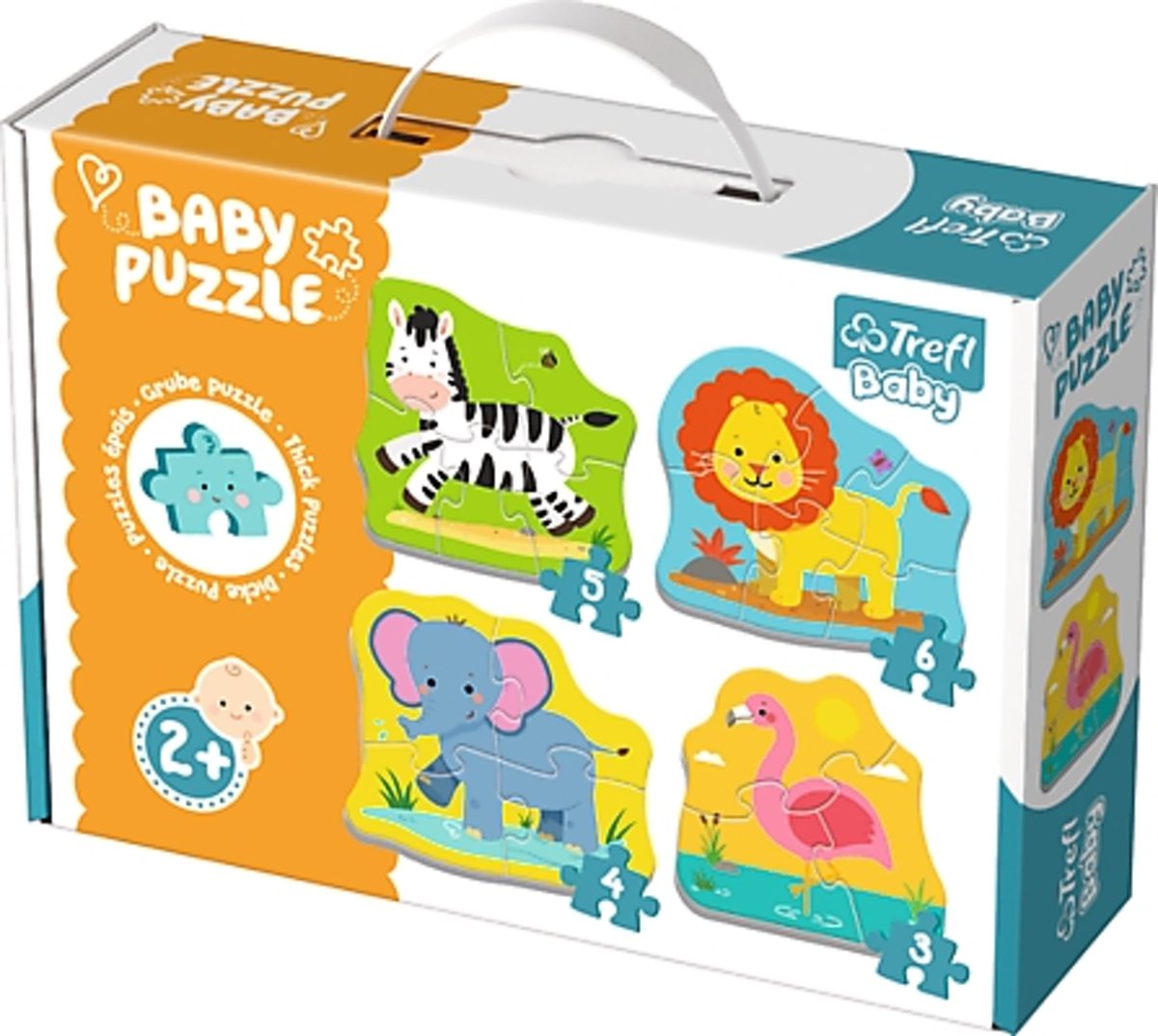 Baby Classic Puzzel - Dieren op Safari Puzzel