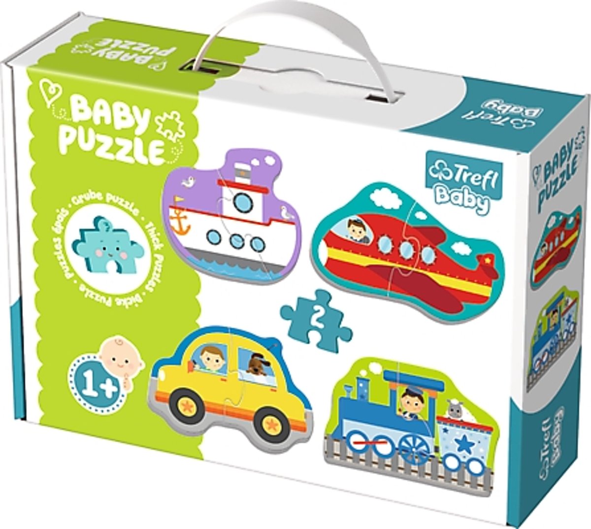 Baby Classic Puzzel - Transport Voertuigen Puzzel