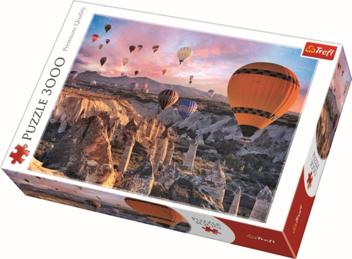 Balloons over Cappadocia / Trefl - 3000 pcs Legpuzzel