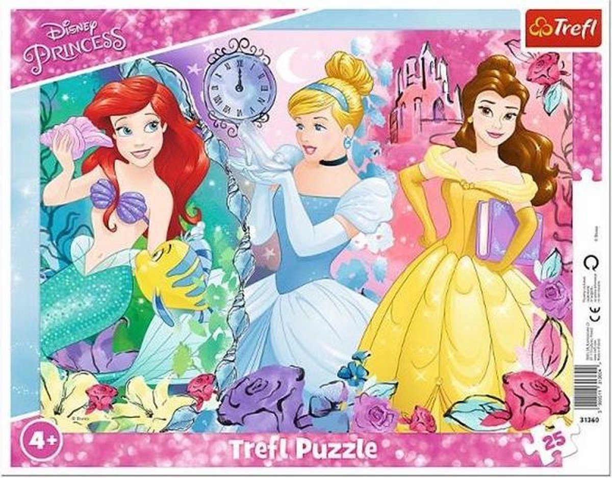 Disney Princess Raampuzzel 25 delig 29x37cm