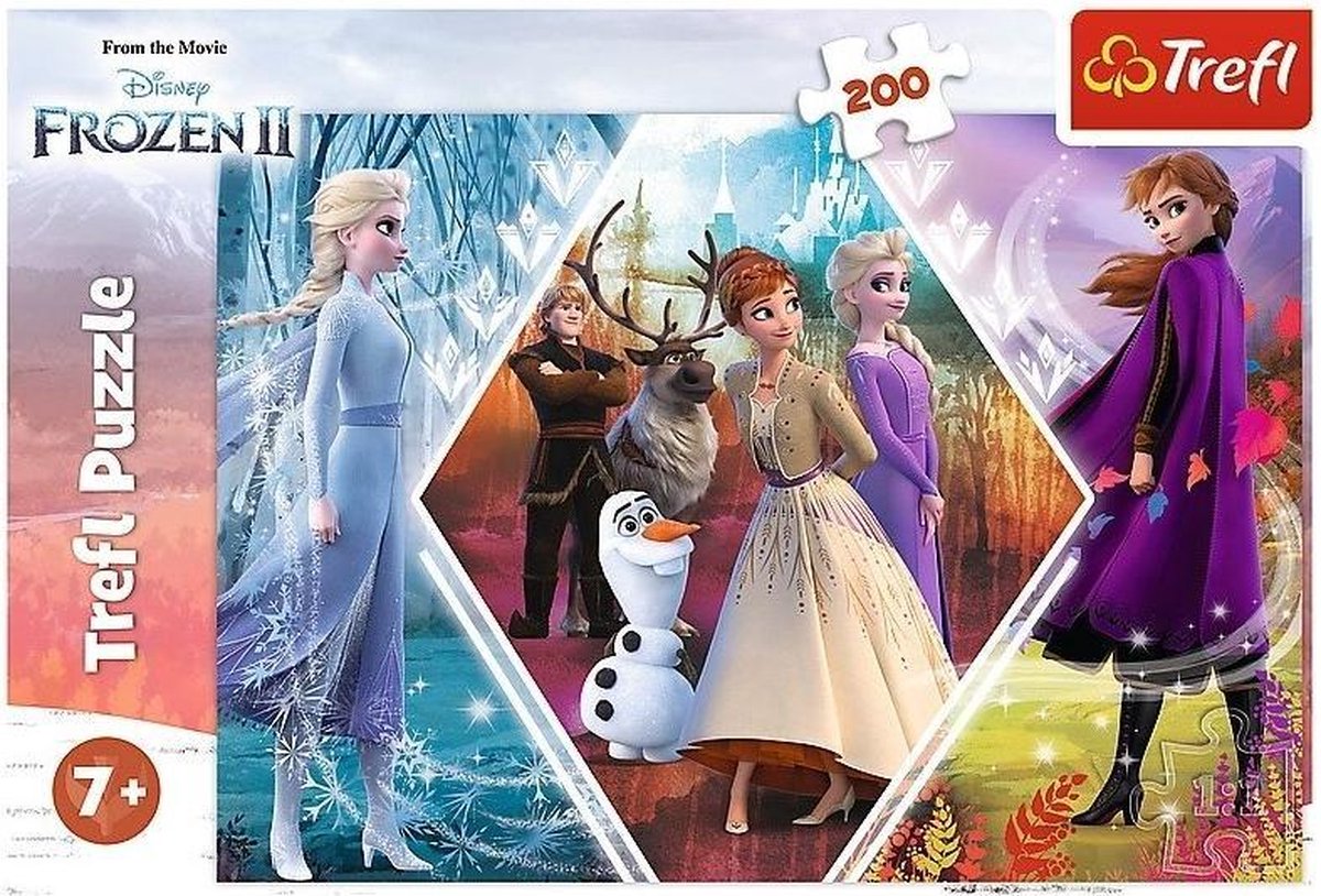 Frozen II puzzel 200 stukjes 7+