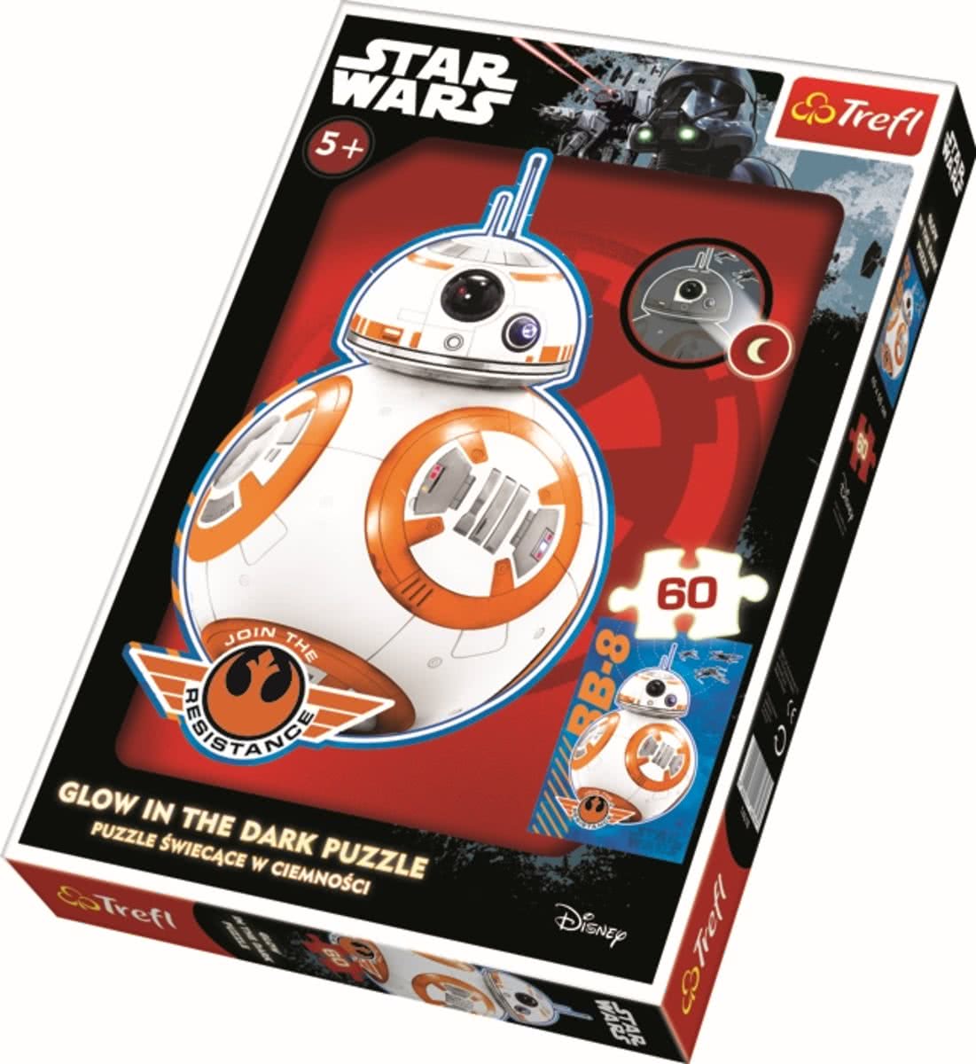 Glow in the Dark 60 pcs - BB-8 is coming / Star Wars Legpuzzel