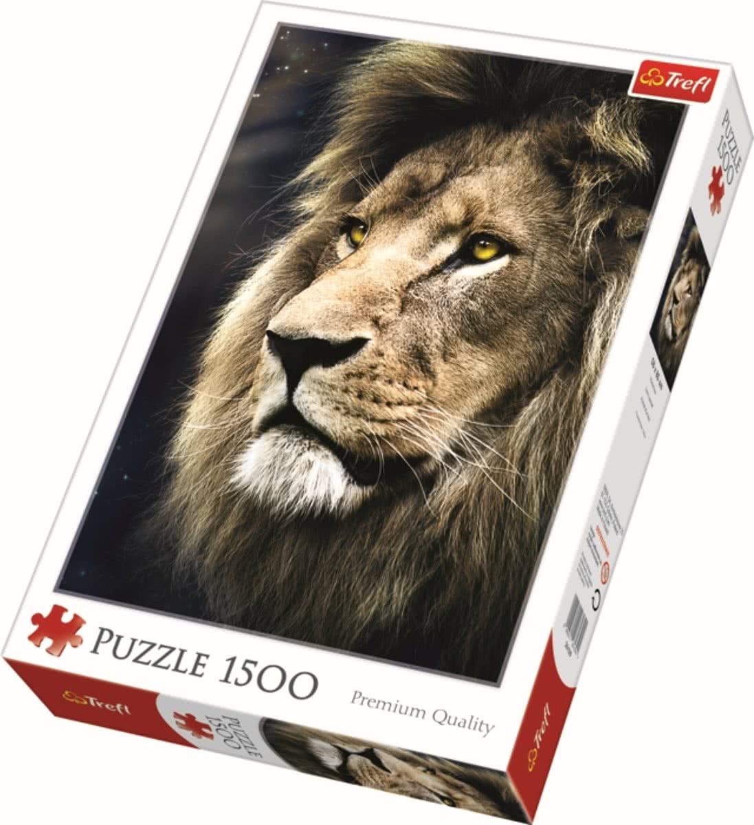 Lions portrait / Trefl - 1500 pcs Legpuzzel